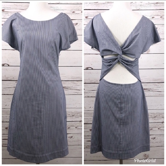 Theory | Andrizza Pinstripe Dress - Picture 1 of 6